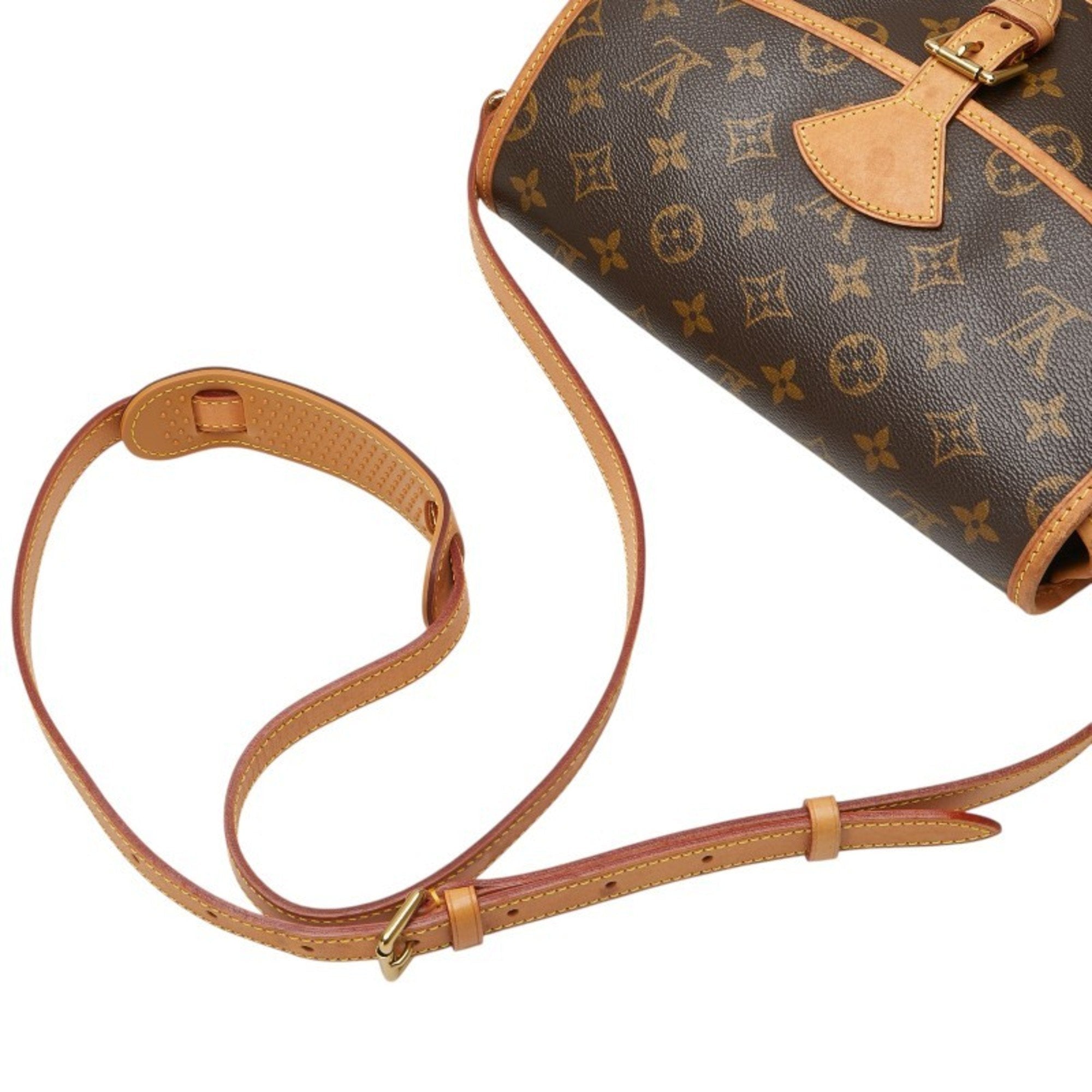 Louis Vuitton Monogram Brown Pvc Leather Shoulder Bag (Pre-Owned)
