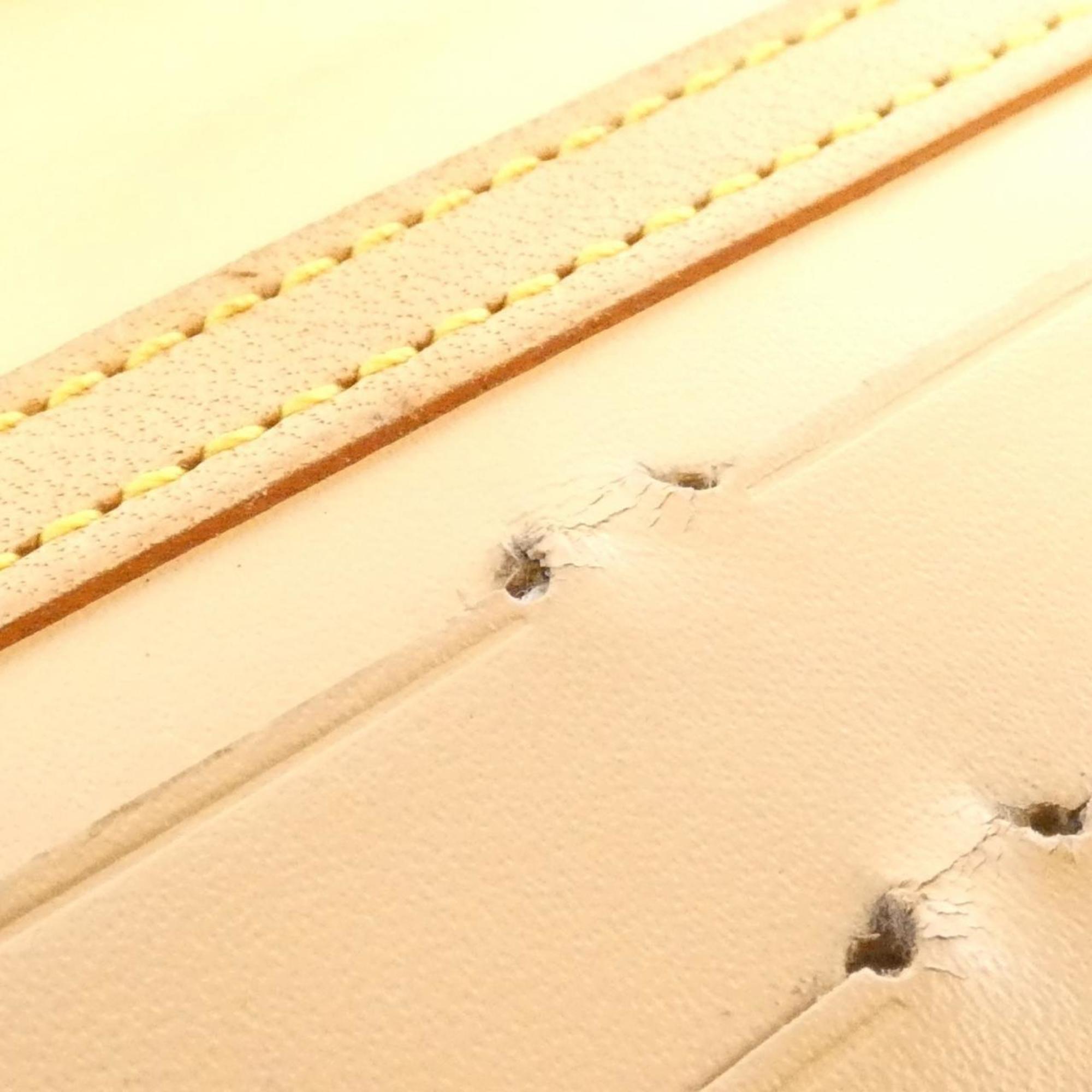 Louis Vuitton Brown Coated Canvas Long Wallet (Tri-Fold) (Pre-Owned)