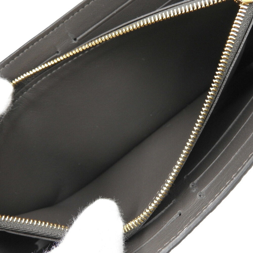 Louis Vuitton Beige Leather Long Wallet (Bi-Fold) (Pre-Owned)