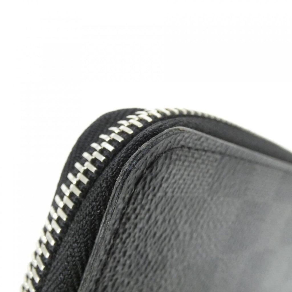Louis Vuitton Dark Gray Graphite Coated Canvas Long Wallet (Bi-Fold) (Pre-Owned)