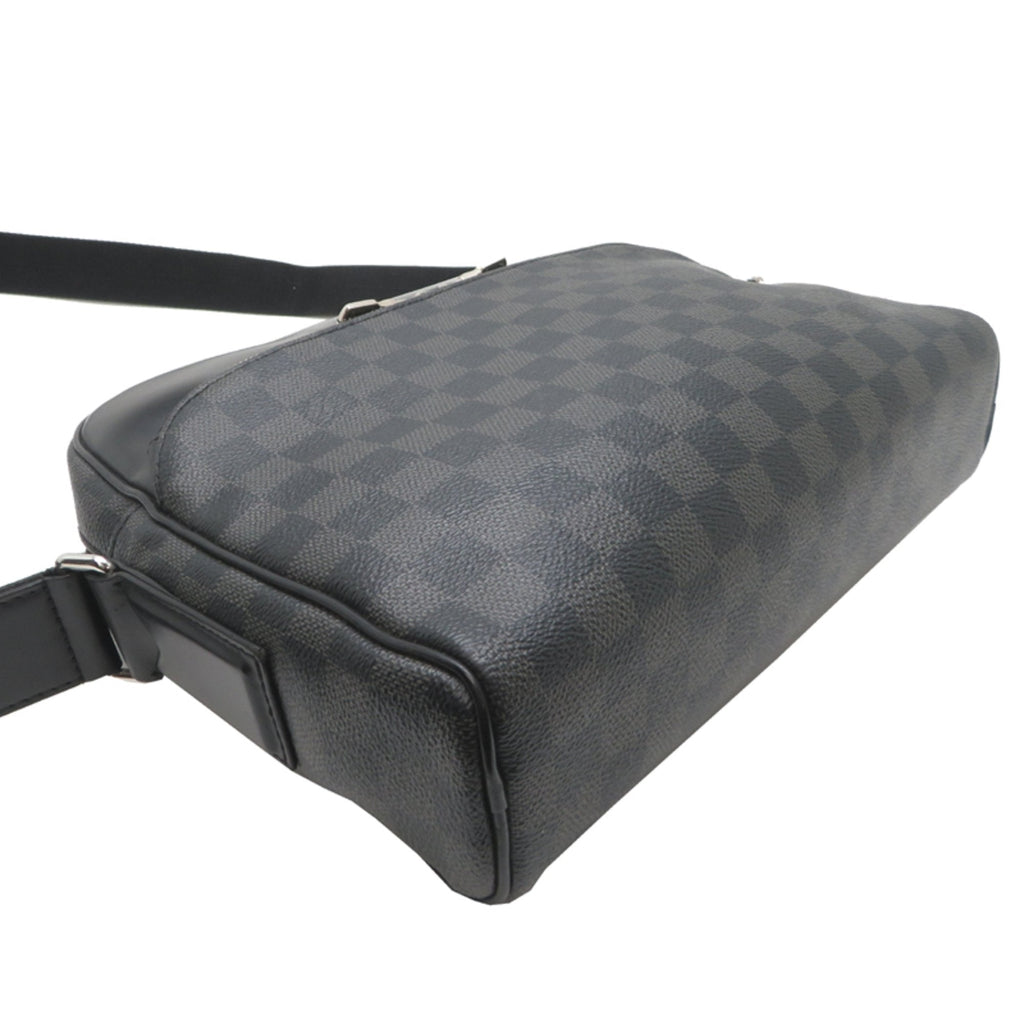 Louis Vuitton Black Damier Graphite Shoulder Bag (Pre-Owned)