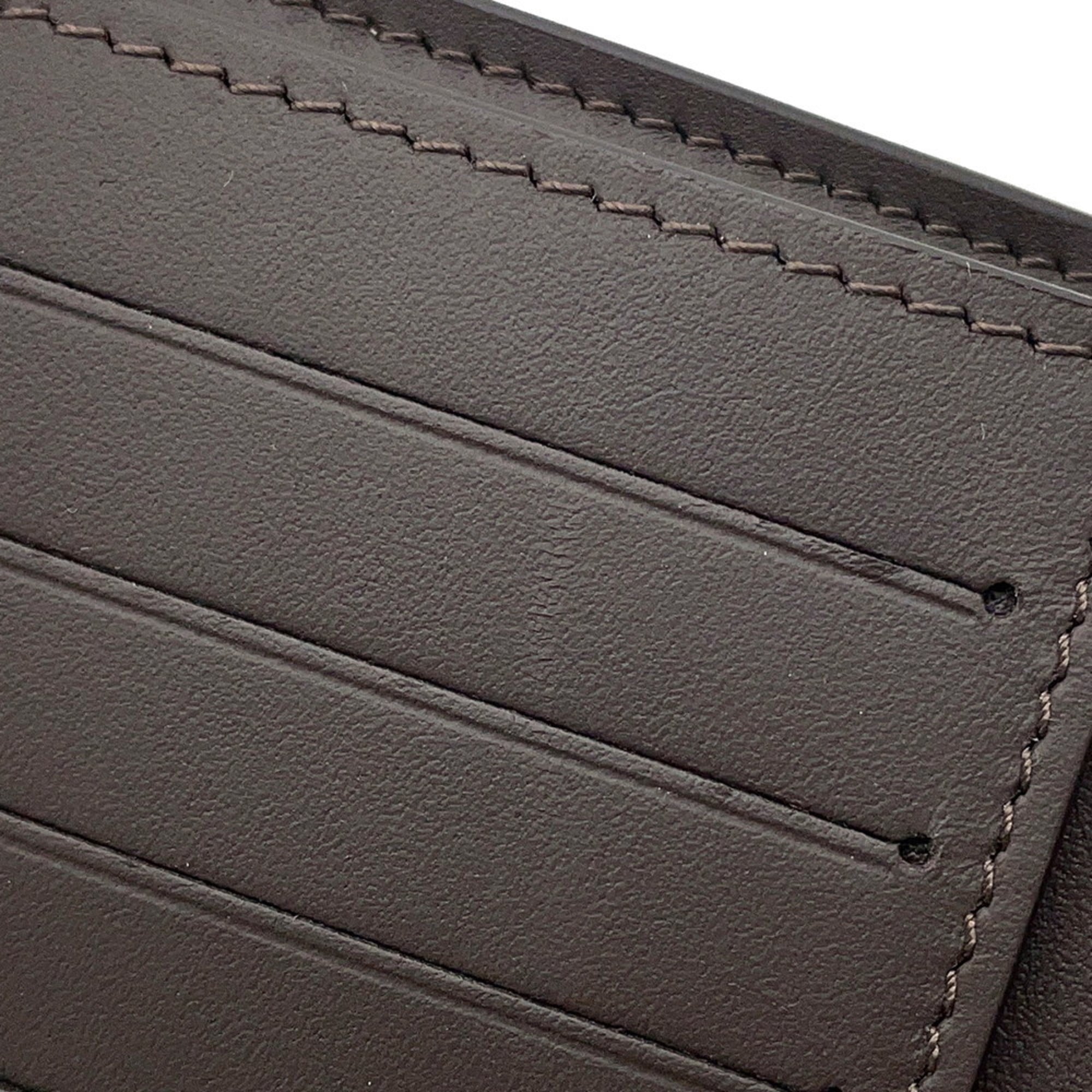 Louis Vuitton Galle Leather Wallet (Tri-Fold) (Pre-Owned)