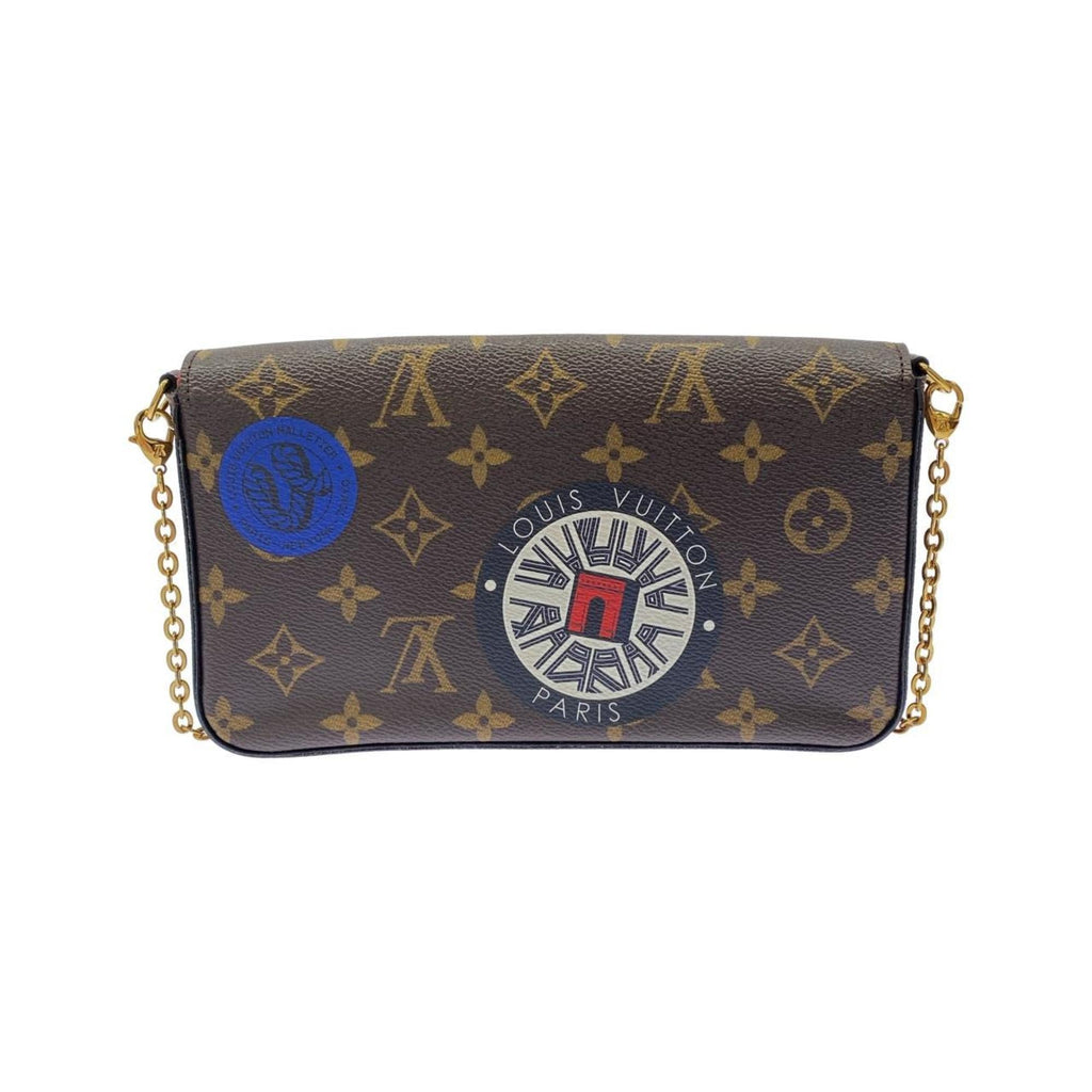 Louis Vuitton Brown Coated Canvas Pochette Shoulder Bag (Pre-Owned)