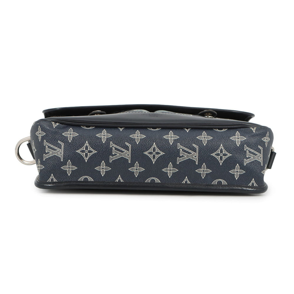 Louis Vuitton Monogram Savane Navy Handbag Shoulder Bag (Pre-Owned)