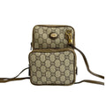 Neo Vintage Top Handle Crossbody Bag GG Coated Canvas Mini