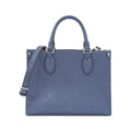 Louis Vuitton Navy Leather Handbag (Pre-Owned)