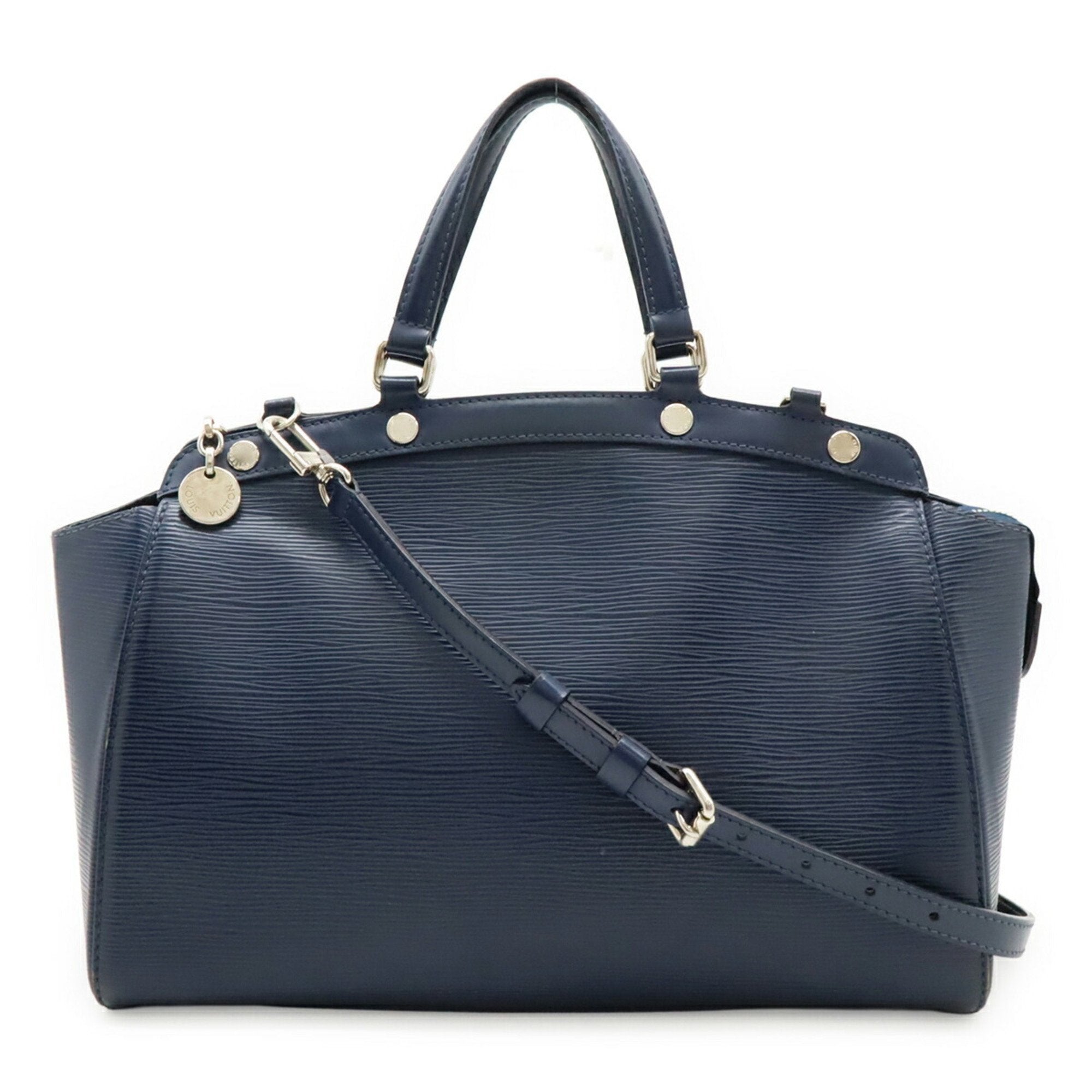 Louis Vuitton Indigo Epi Leather Handbag Shoulder Bag Tote Bag (Pre-Owned)