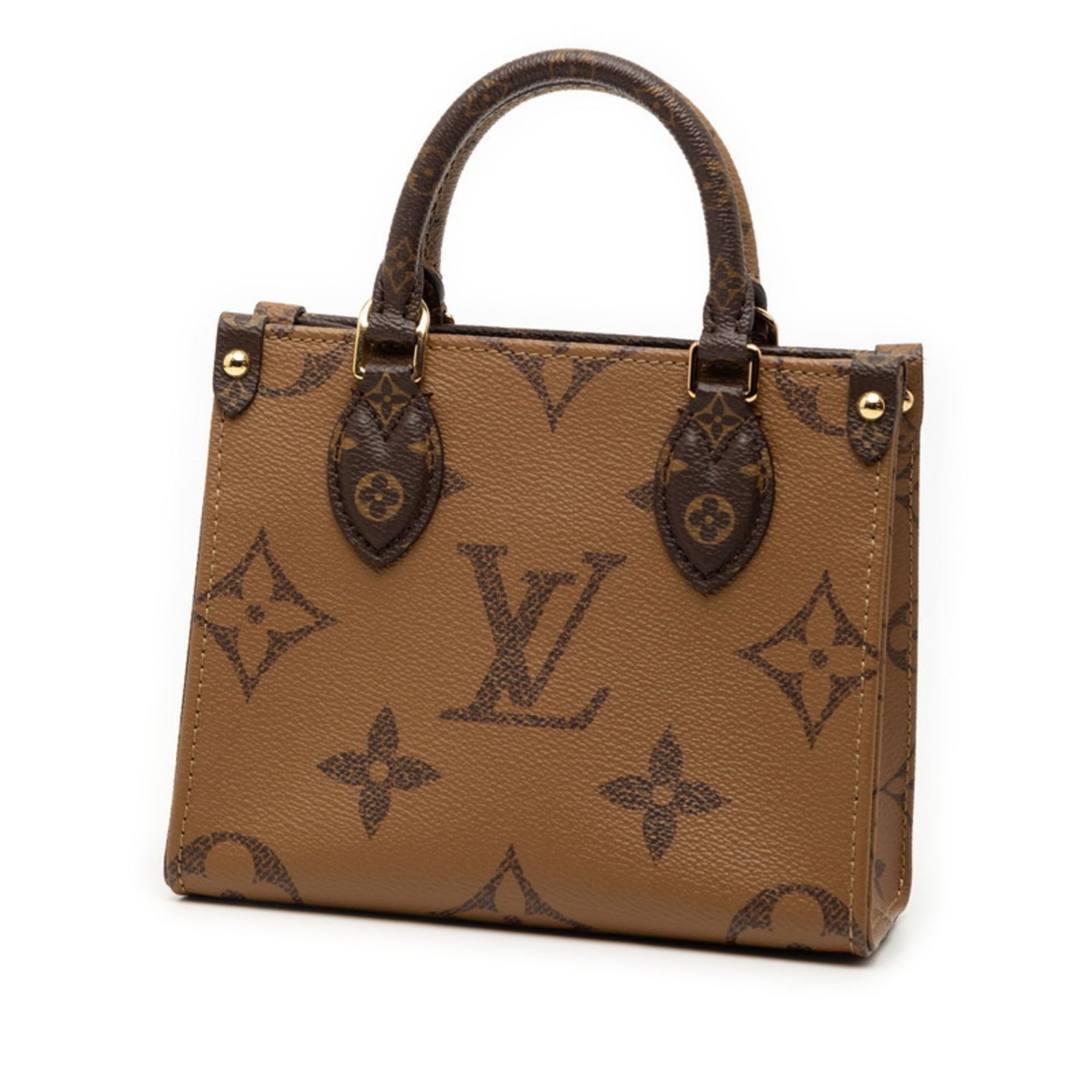 Louis Vuitton Brown Pvc Leather Handbag Shoulder Bag (Pre-Owned)