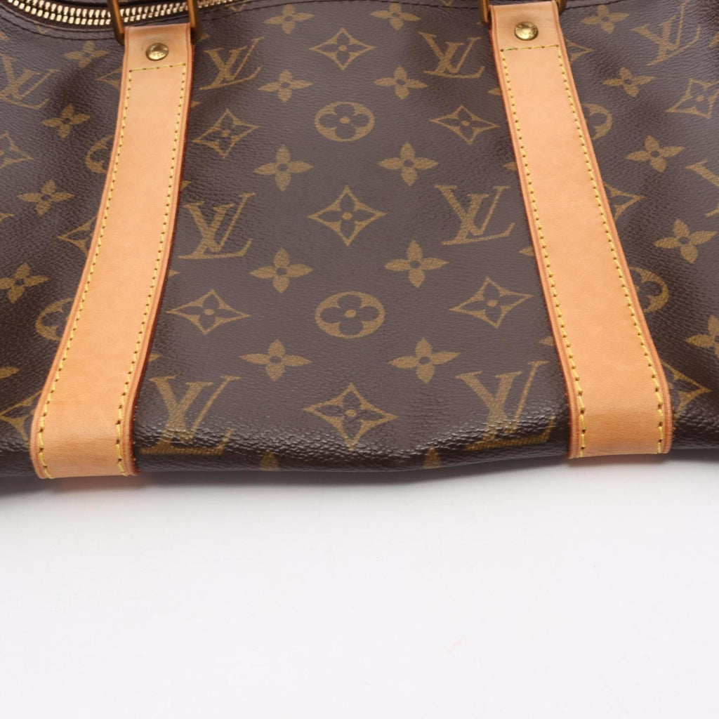 Louis Vuitton Brown Coated Canvas Pvc Monogram Leather Boston Bag (Pre-Owned)