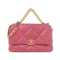 19 Flap Bag Quilted Goatskin Large