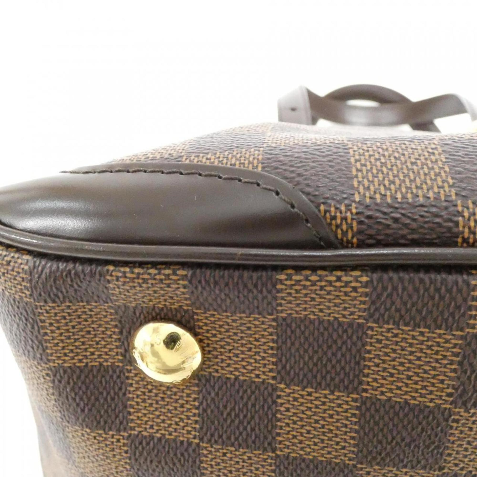 Louis Vuitton Brown Coated Canvas Shoulder Bag (Pre-Owned)