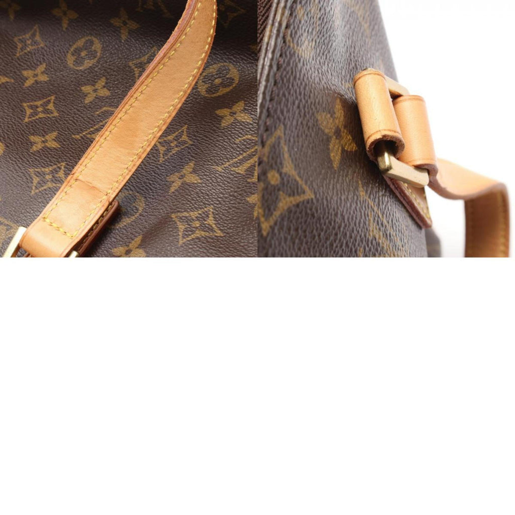 Louis Vuitton Monogram Brown Coated Canvas Leather Shoulder Bag (Pre-Owned)