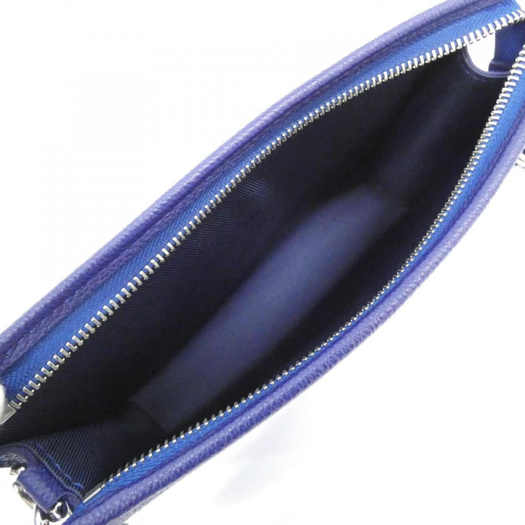 Louis Vuitton Blue Leather Shoulder Bag (Pre-Owned)