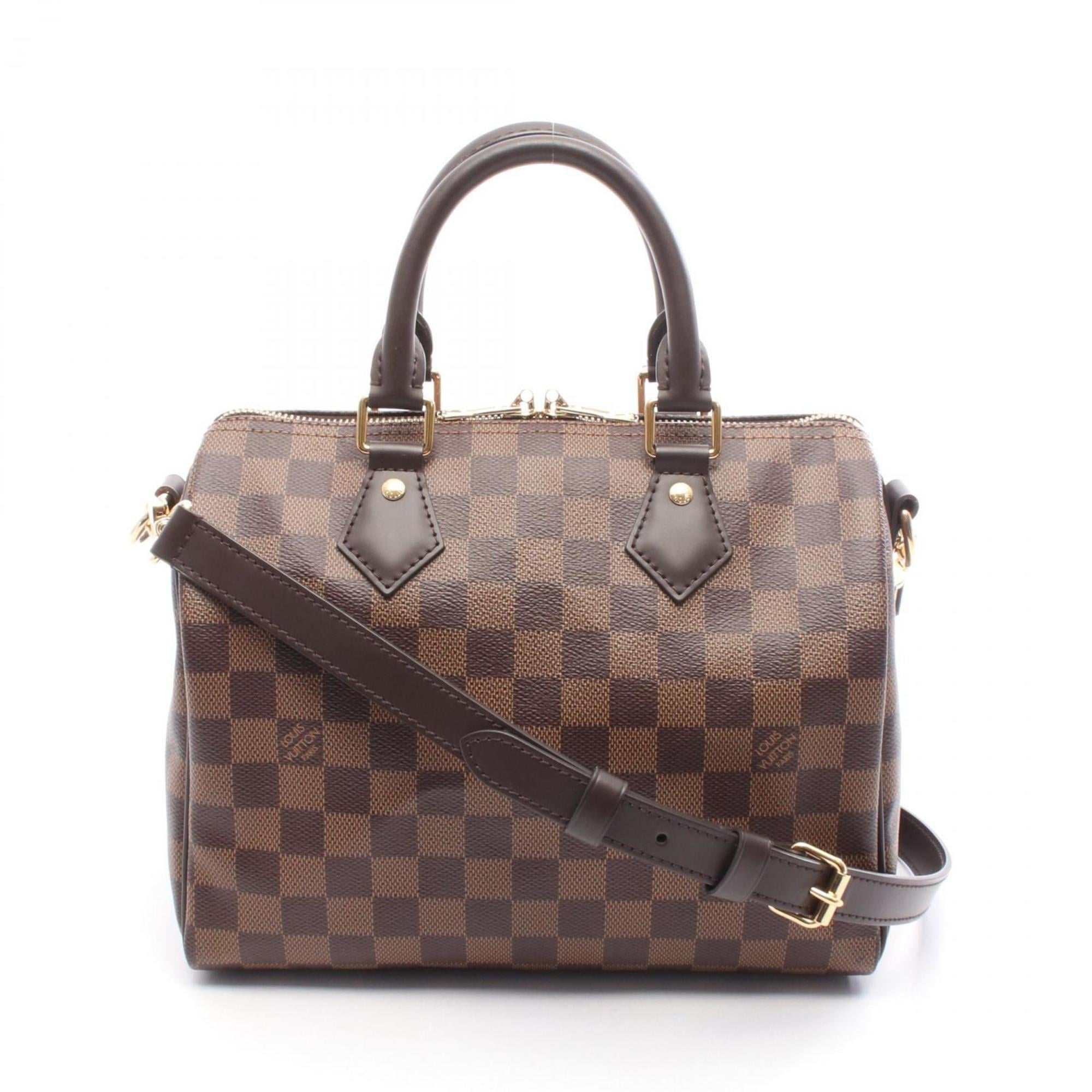 Louis Vuitton Brown Ebene Coated Canvas Leather Handbag (Pre-Owned)