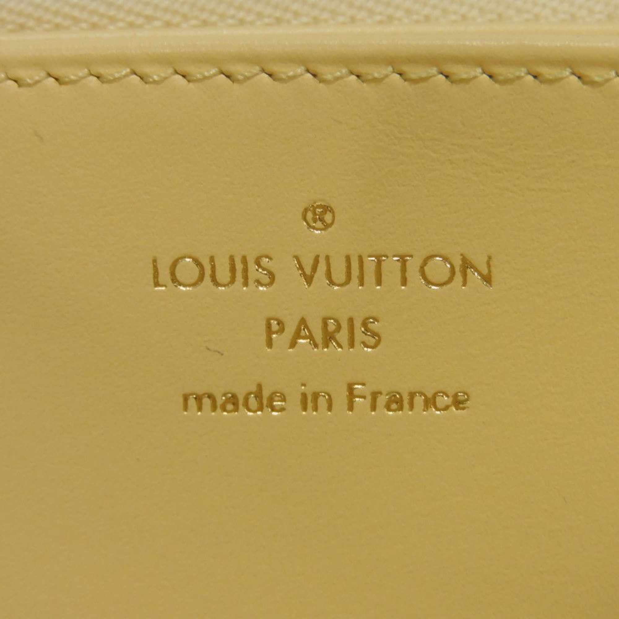 Louis Vuitton Monogram Jaune Yellow Leather Coin Purse/Coin Case (Pre-Owned)
