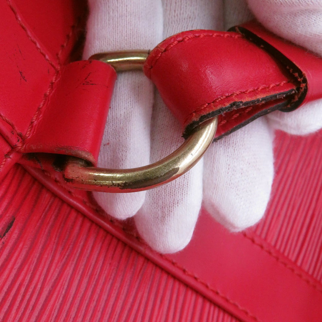 Louis Vuitton Castilian Red Epi Leather Shoulder Bag (Pre-Owned)