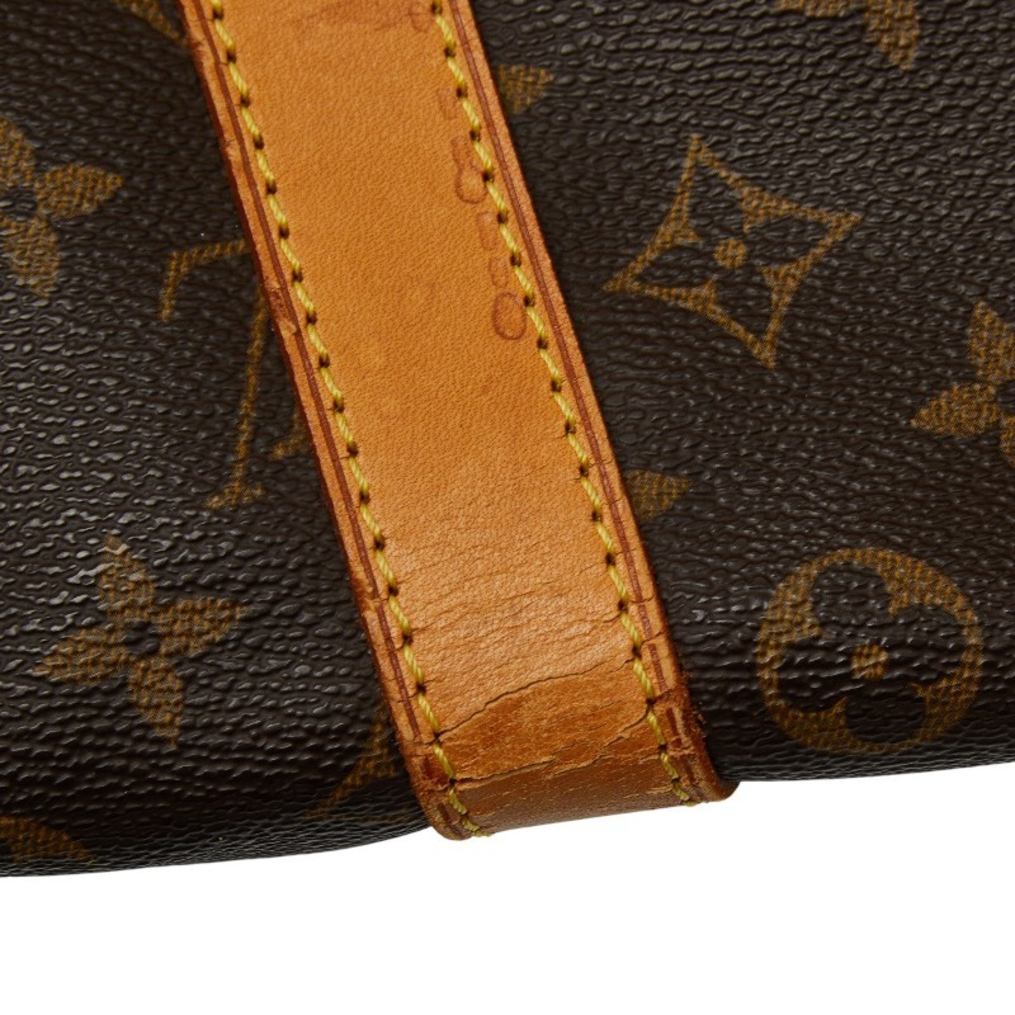 Louis Vuitton Brown Pvc Leather Boston Bag (Pre-Owned)