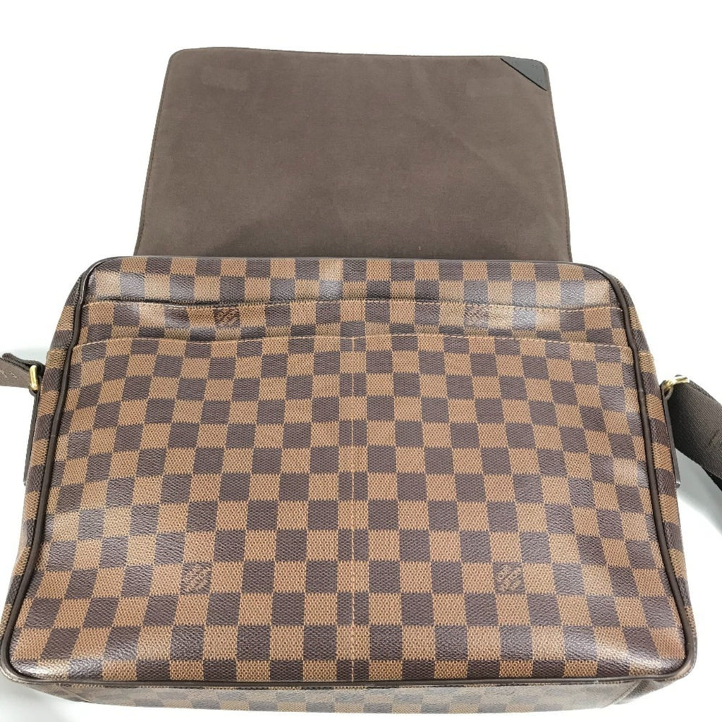 Louis Vuitton Damier Brown Ebene Damier Canvas Messenger Bag Shoulder Bag (Pre-Owned)