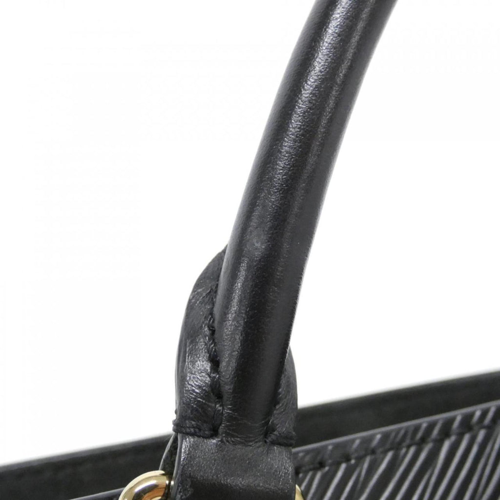 Louis Vuitton Black Leather Handbag (Pre-Owned)