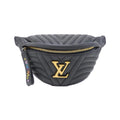 Louis Vuitton Black Leather Shoulder Bag (Pre-Owned)