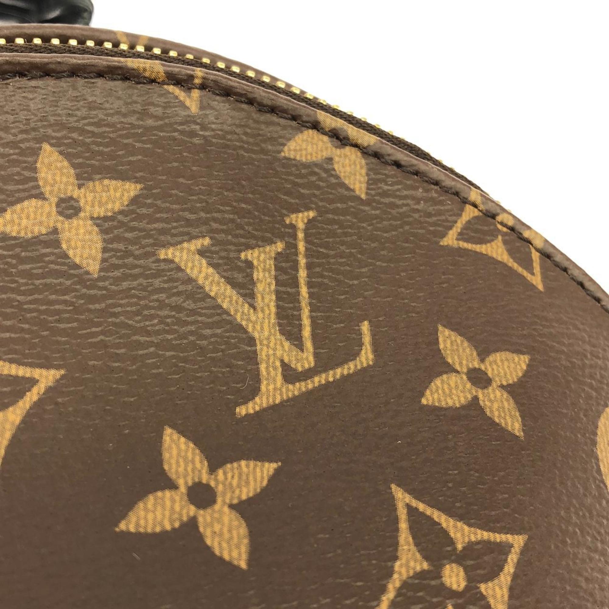 Louis Vuitton Brown Coated Canvas Backpack (Pre-Owned)