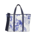 Louis Vuitton Blue Coated Canvas Handbag (Pre-Owned)