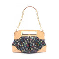 Louis Vuitton Black Noir Pvc Leather Handbag (Pre-Owned)