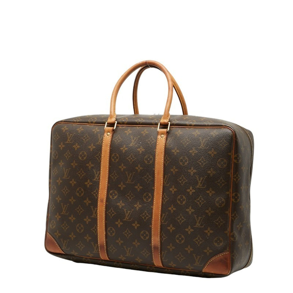 Louis Vuitton Brown Pvc Leather Boston Bag Briefcase (Pre-Owned)