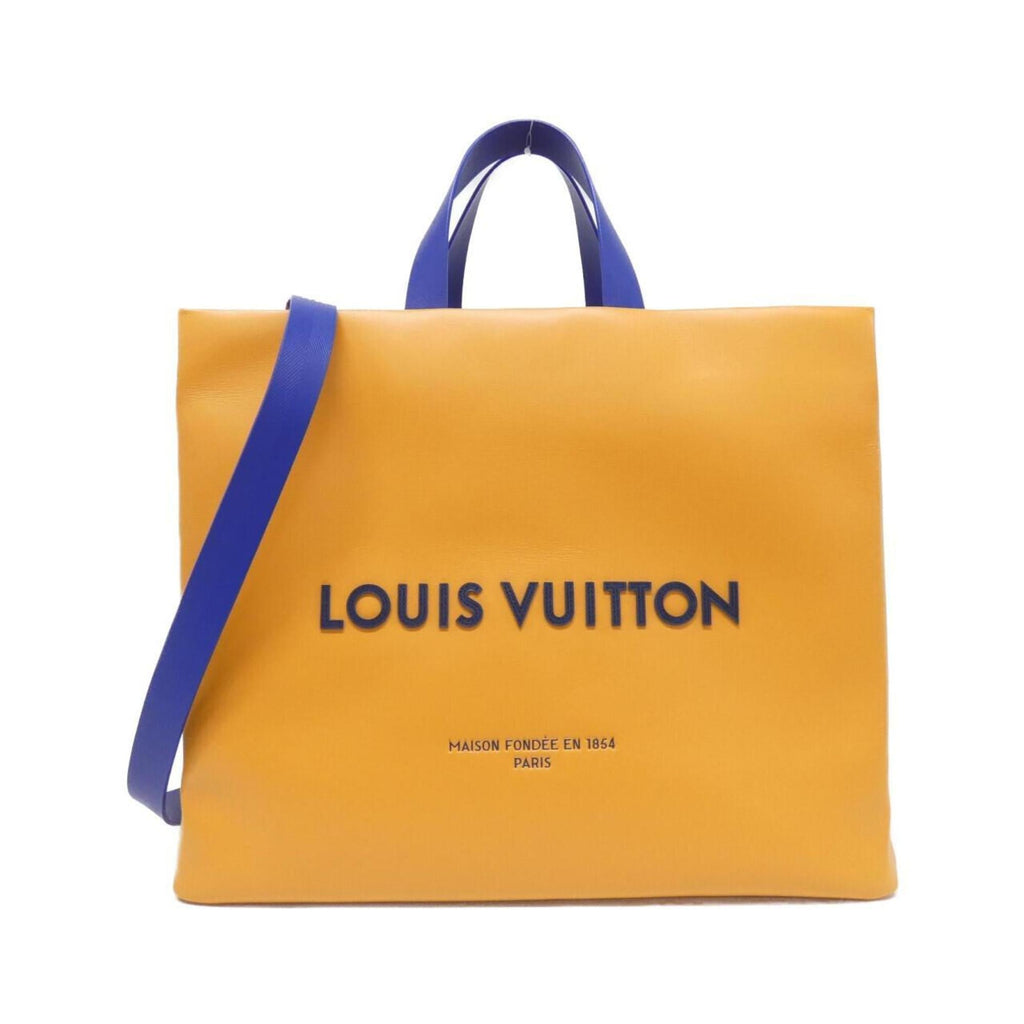 Louis Vuitton Saffron Yellow Leather Handbag (Pre-Owned)