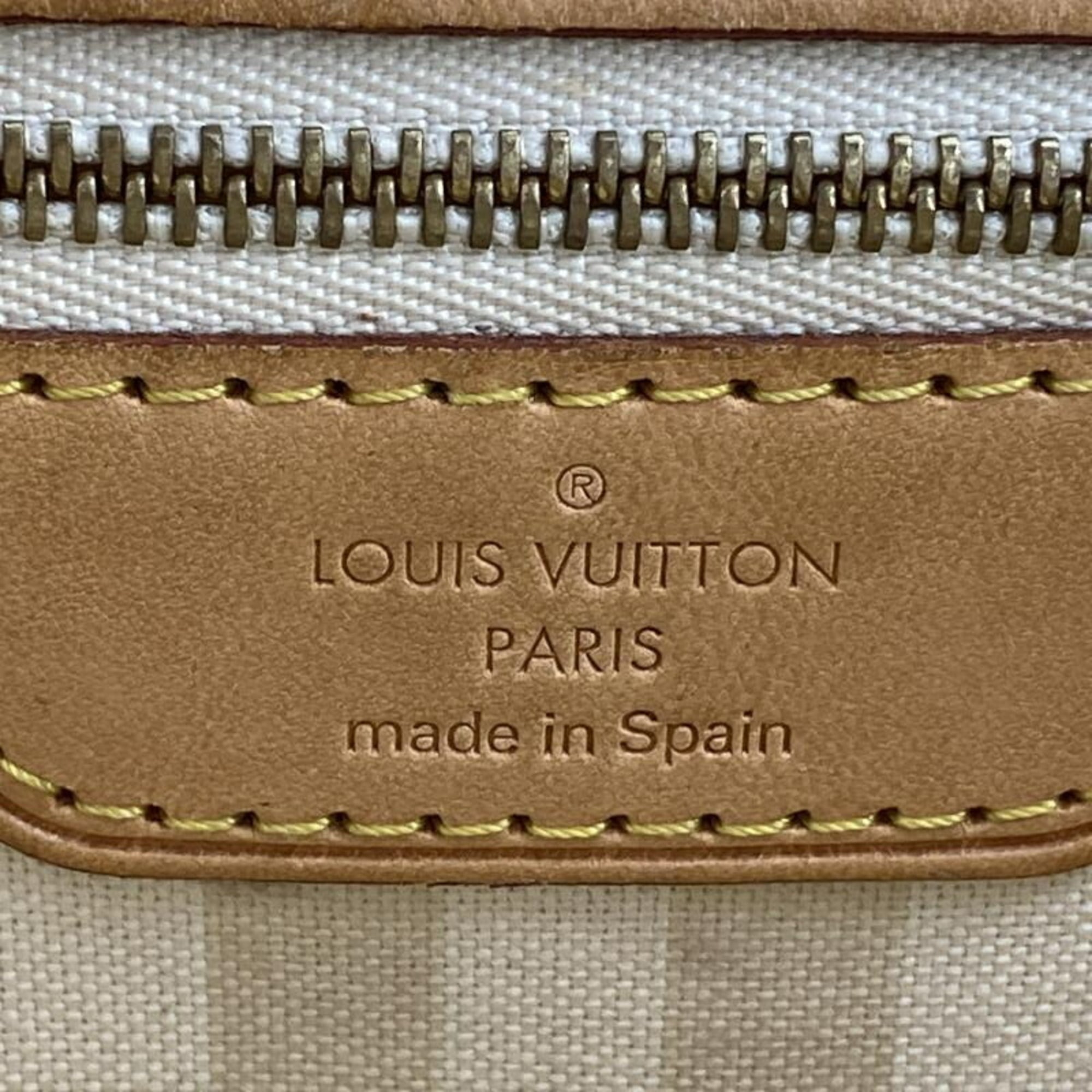 Louis Vuitton Beige Brown Monogram Rayures Tote Bag (Pre-Owned)