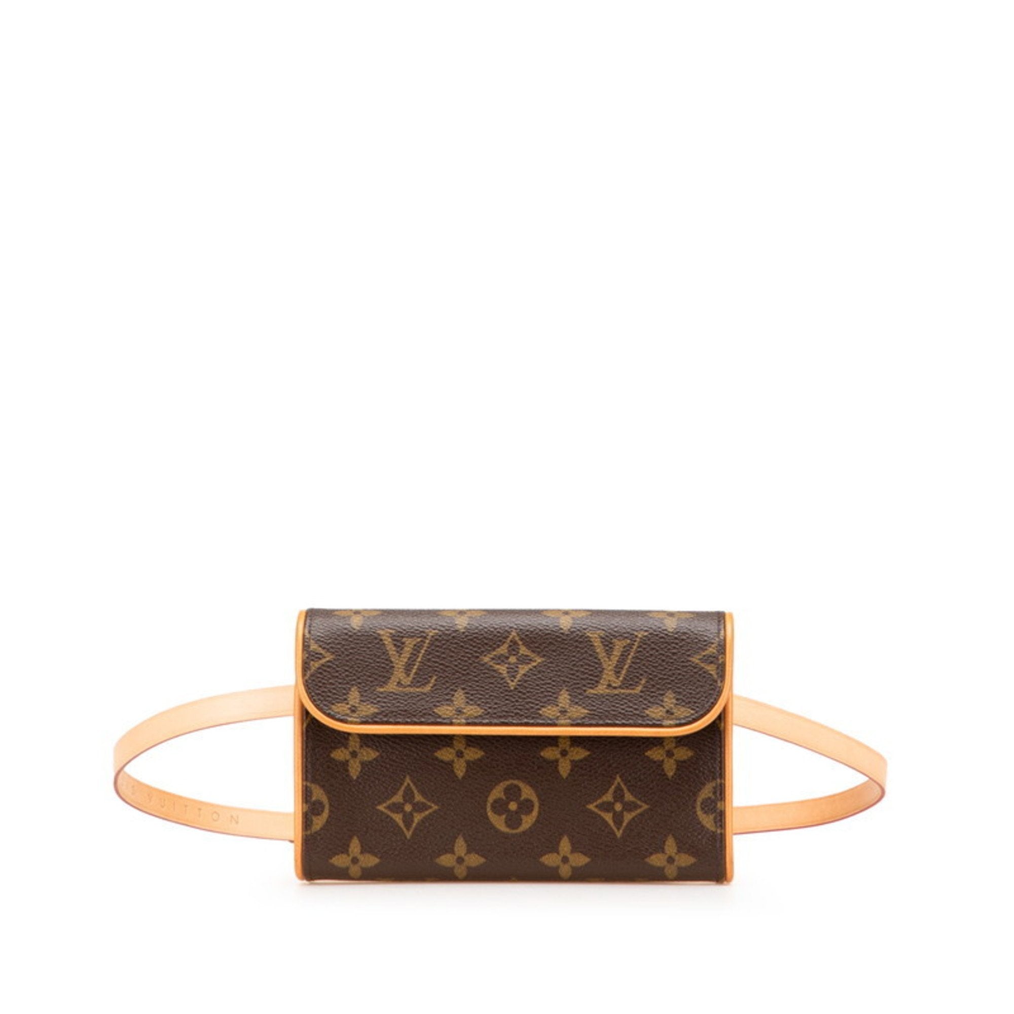 Louis Vuitton Brown Pvc Leather Fanny Pack Pochette (Pre-Owned)