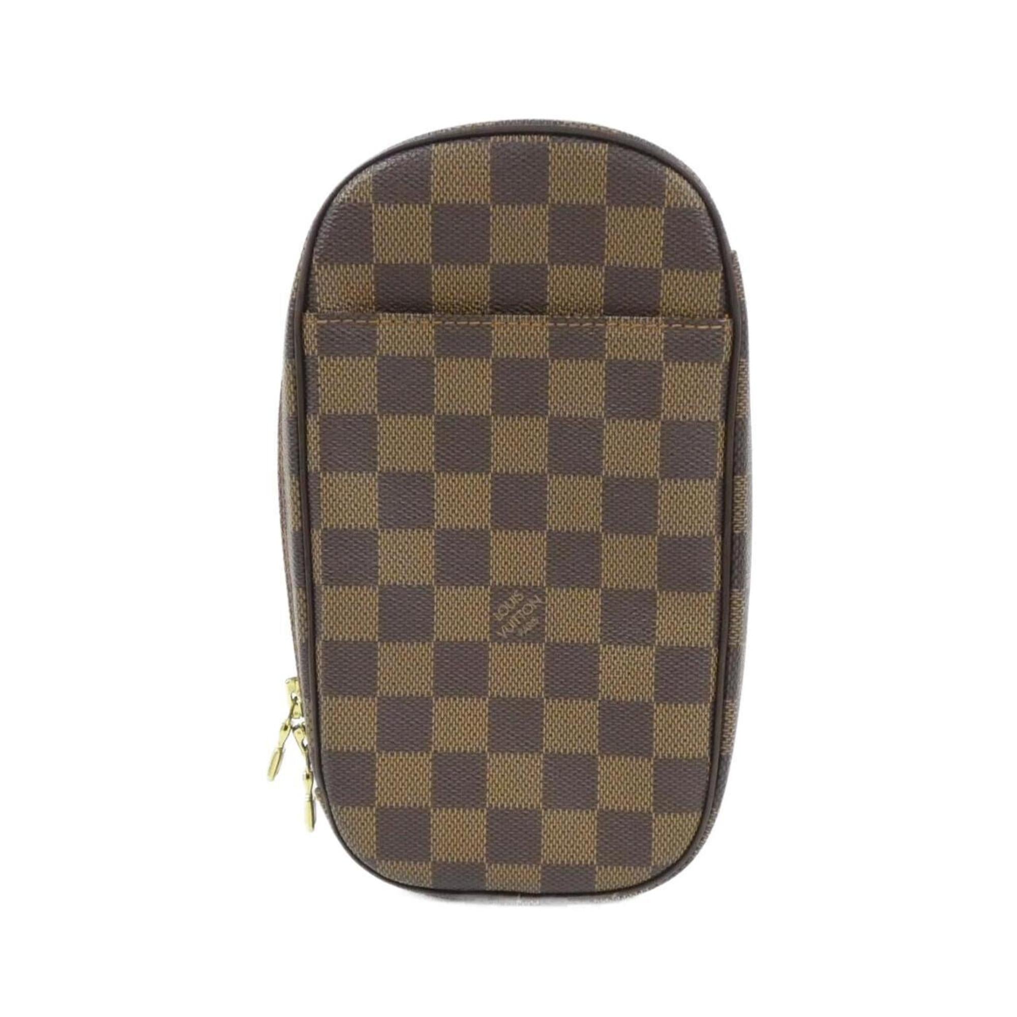 Louis Vuitton Brown Coated Canvas Pochette Shoulder Bag (Pre-Owned)