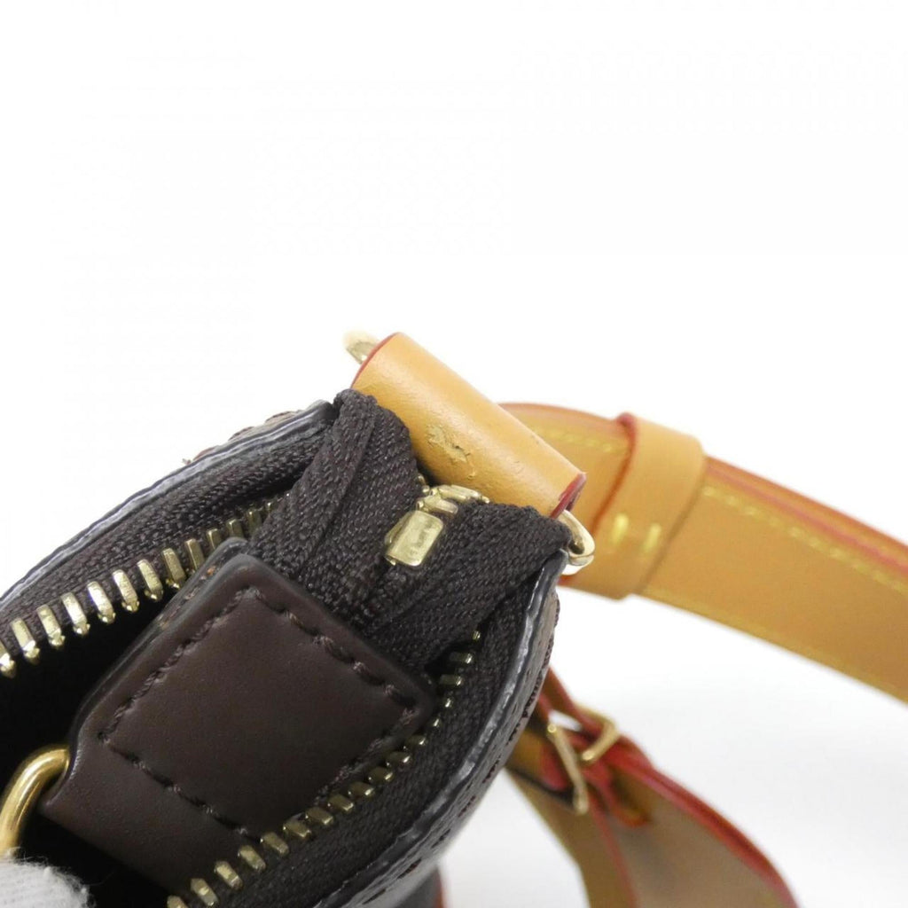 Louis Vuitton Brown Coated Canvas Shoulder Bag (Pre-Owned)