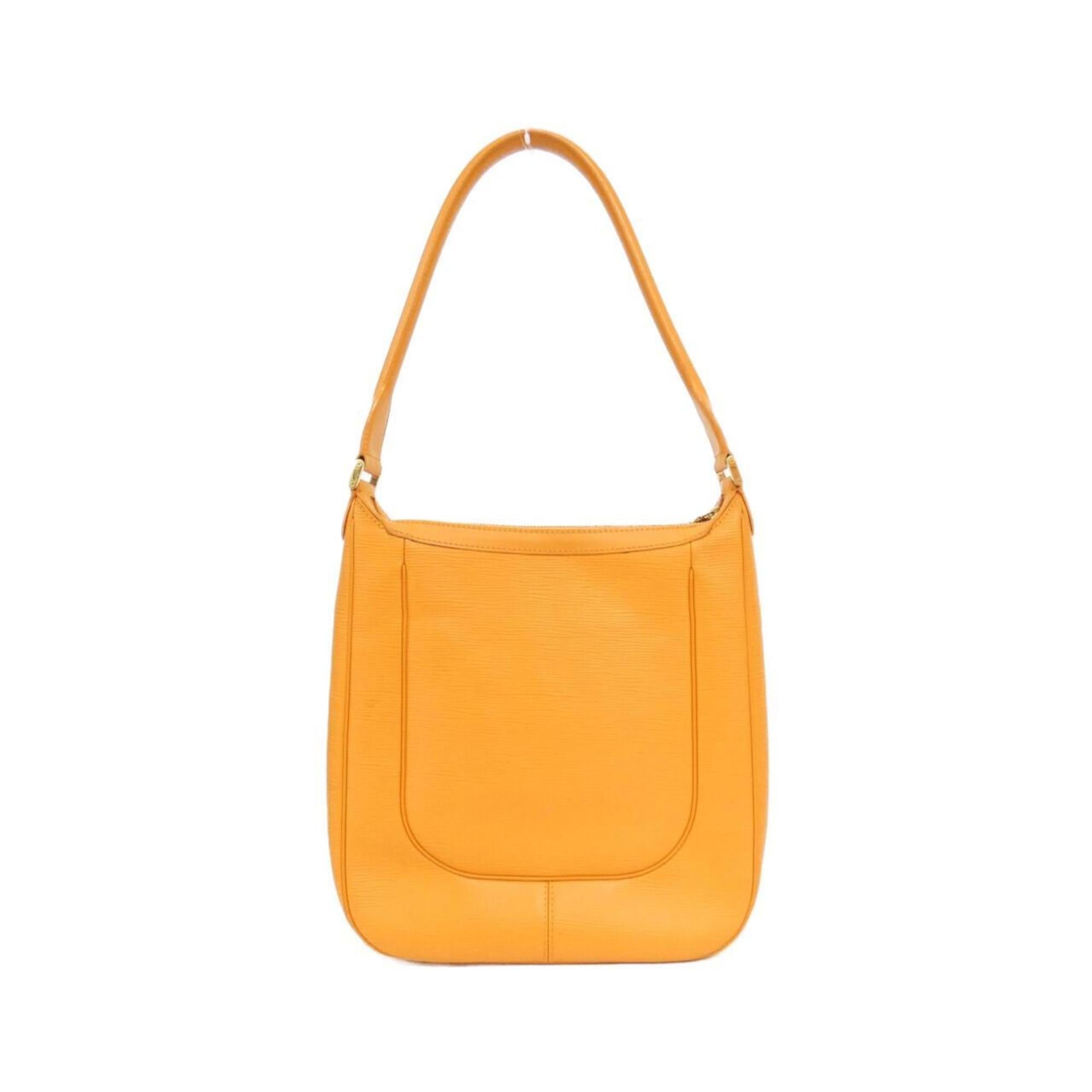 Louis Vuitton Mandarin Orange Leather Handbag (Pre-Owned)