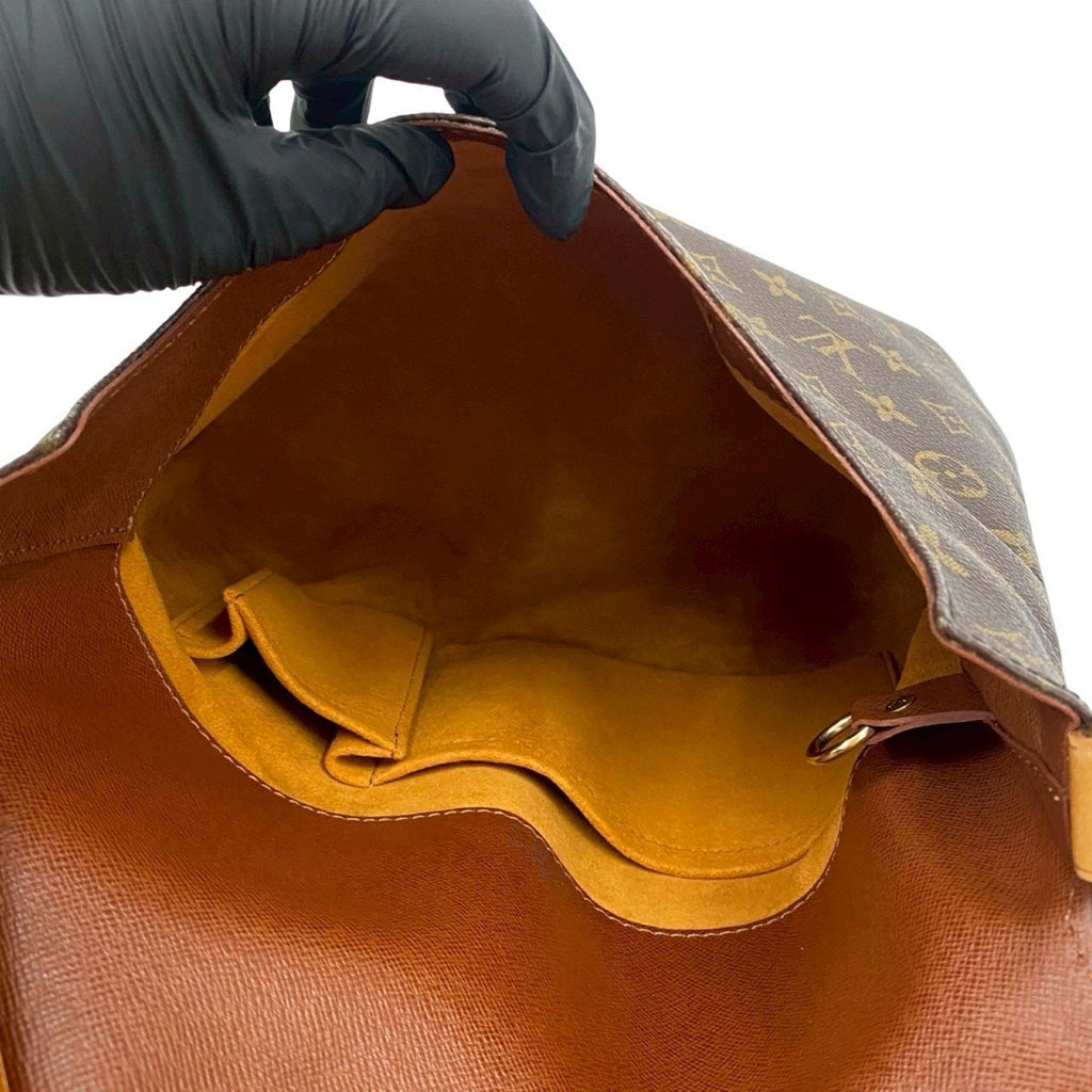 Louis Vuitton Brown Leather Pvc Pochette Shoulder Bag (Pre-Owned)