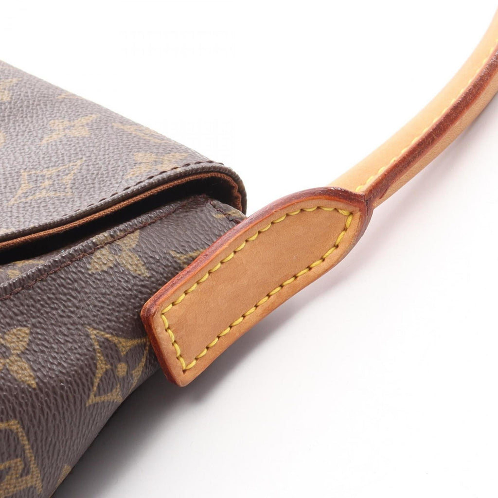 Louis Vuitton Brown Coated Canvas Pvc Monogram Leather Handbag (Pre-Owned)
