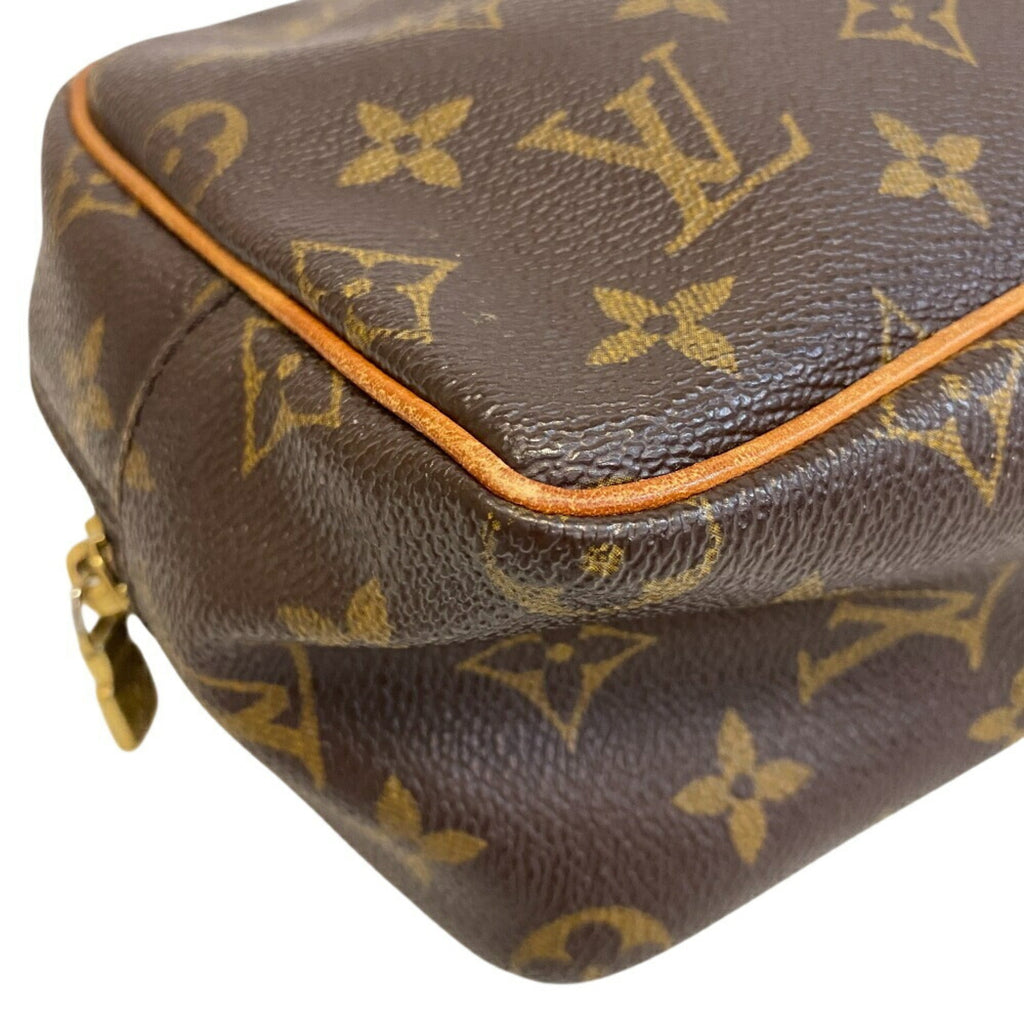 Louis Vuitton Brown Leather Clutch Bag Pouch (Pre-Owned)