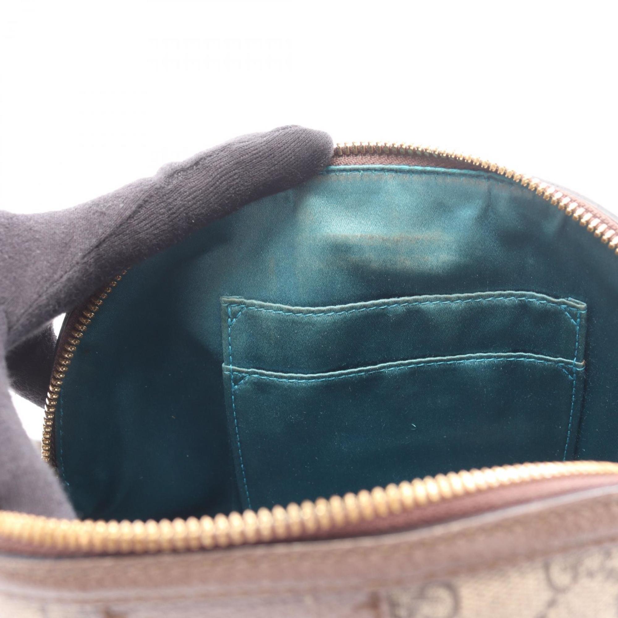 Ophidia Dome Shoulder Bag GG Coated Canvas Small