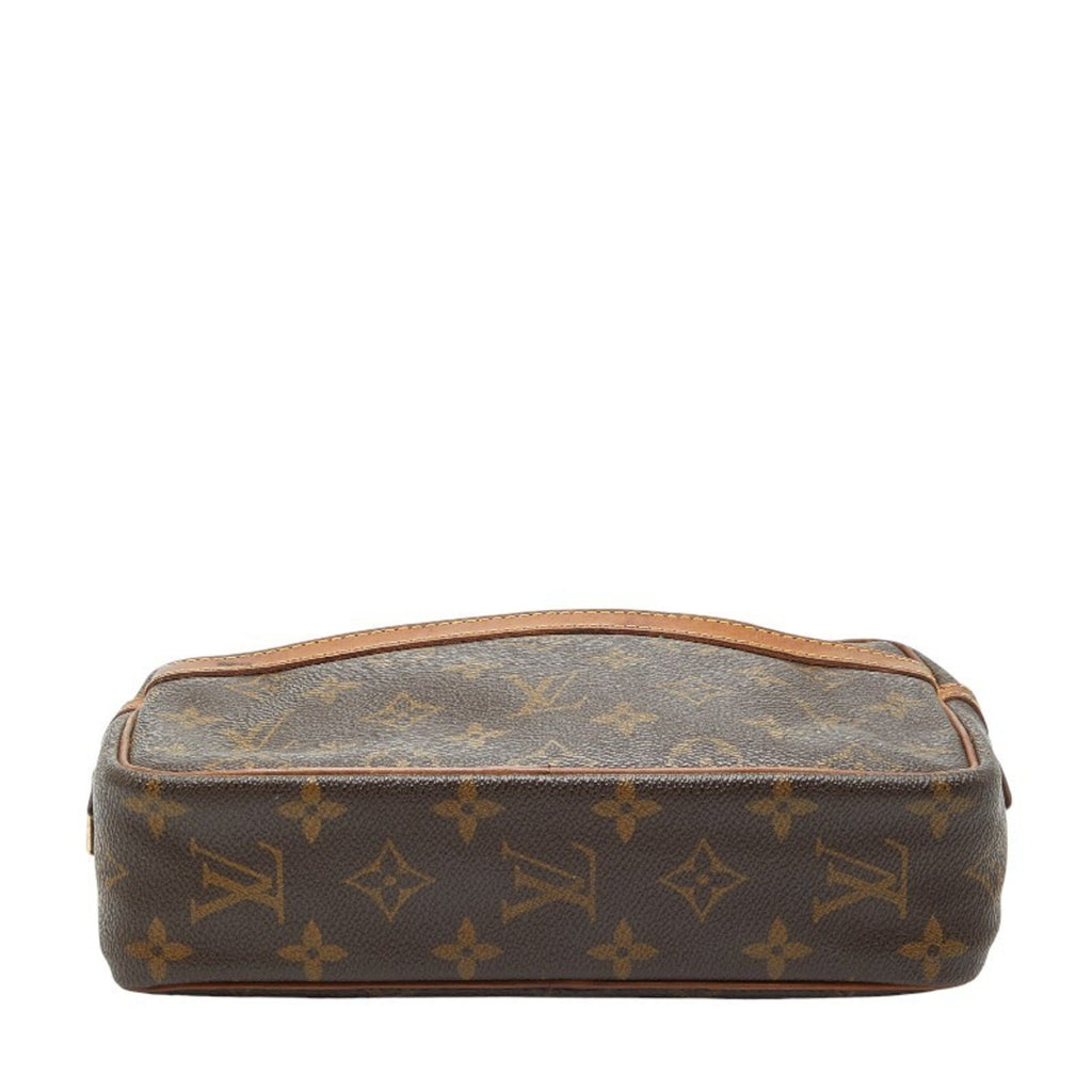 Louis Vuitton Brown Pvc Leather Briefcase (Pre-Owned)
