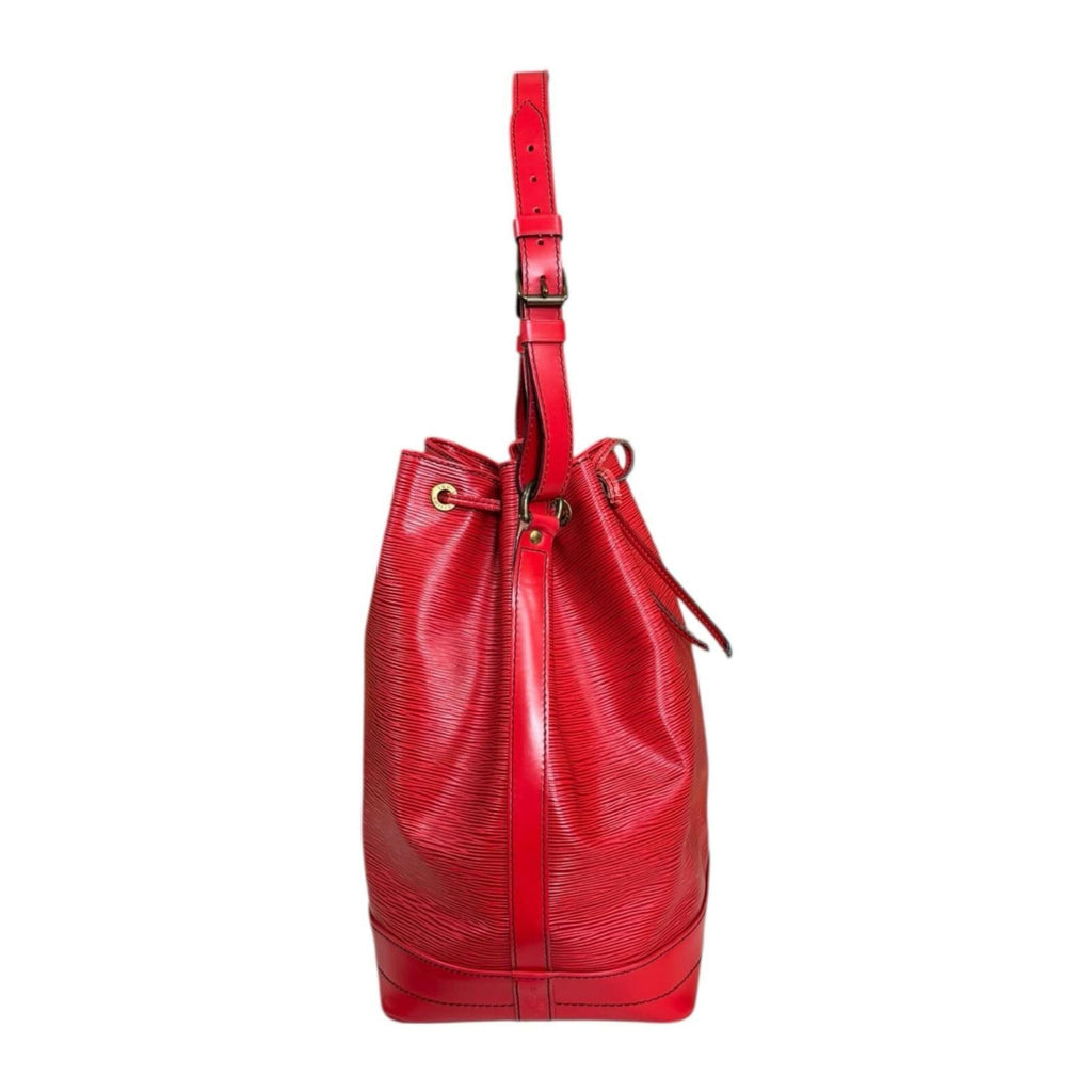 Louis Vuitton Castilian Red Red Color Epi Leather Shoulder Bag (Pre-Owned)