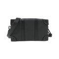 Louis Vuitton Black Leather Shoulder Bag (Pre-Owned)