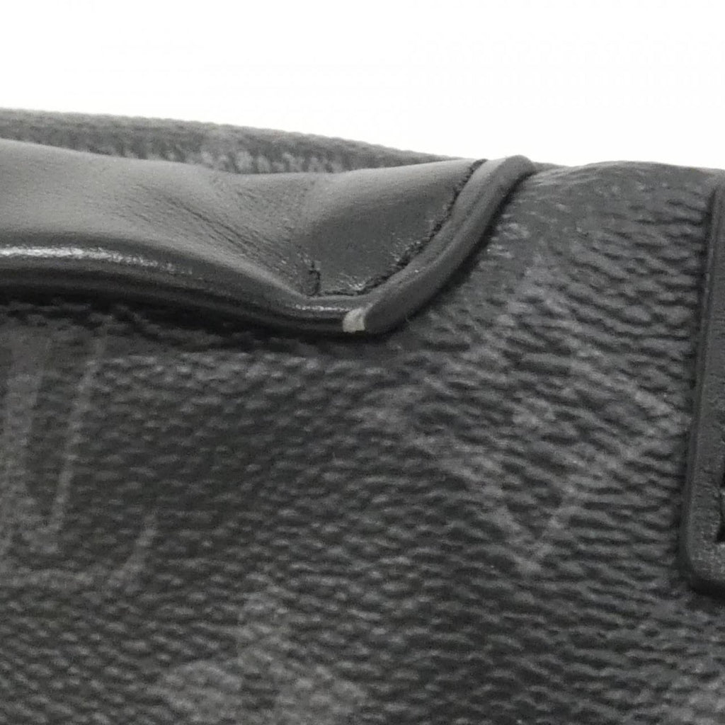 Louis Vuitton Black Coated Canvas Shoulder Bag (Pre-Owned)