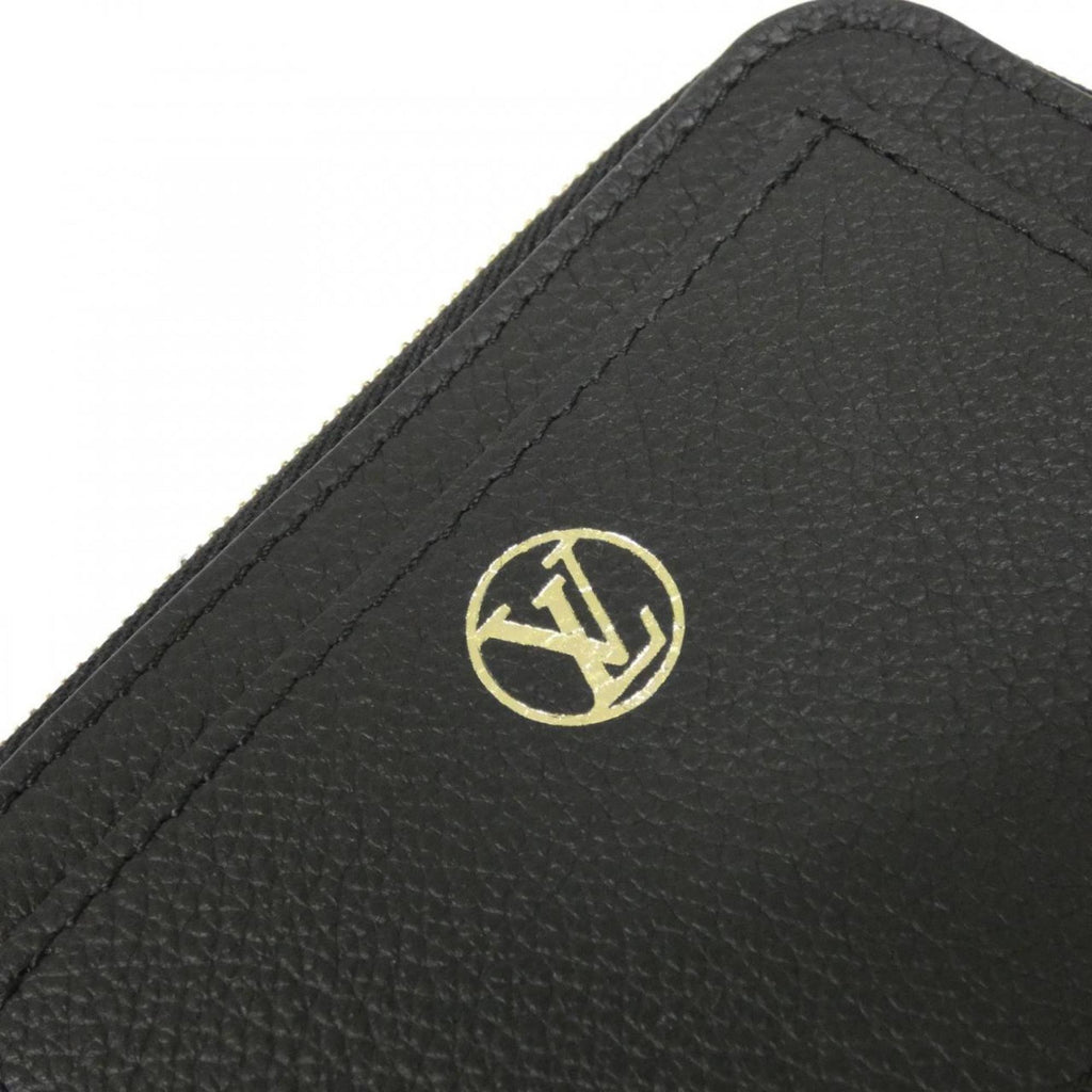 Louis Vuitton Black Leather Coin Purse/Coin Case (Pre-Owned)