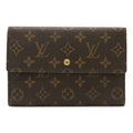 Louis Vuitton Monogram Brown Monogram Long Wallet (Tri-Fold) (Pre-Owned)