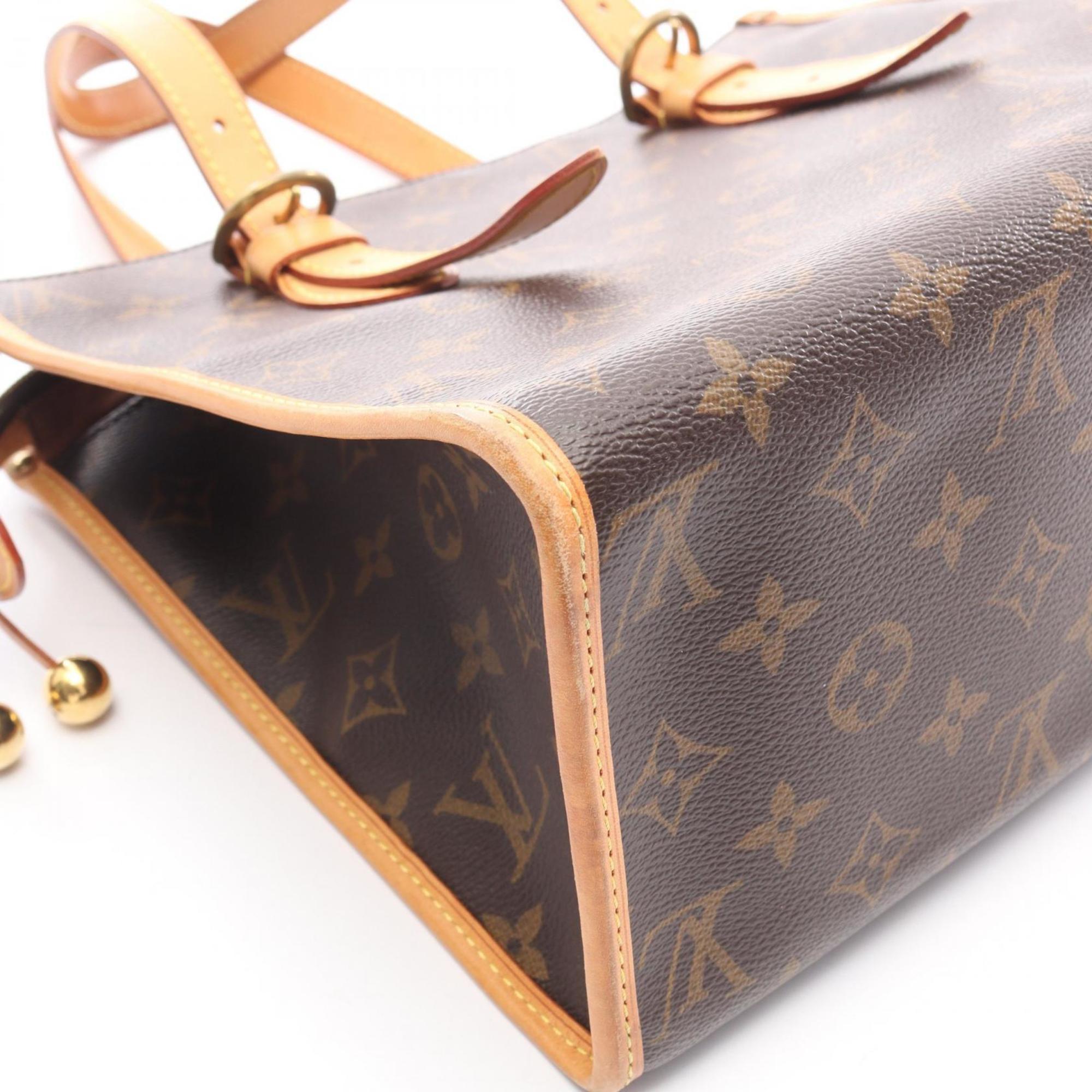 Louis Vuitton Brown Coated Canvas Pvc Monogram Leather Tote Bag (Pre-Owned)