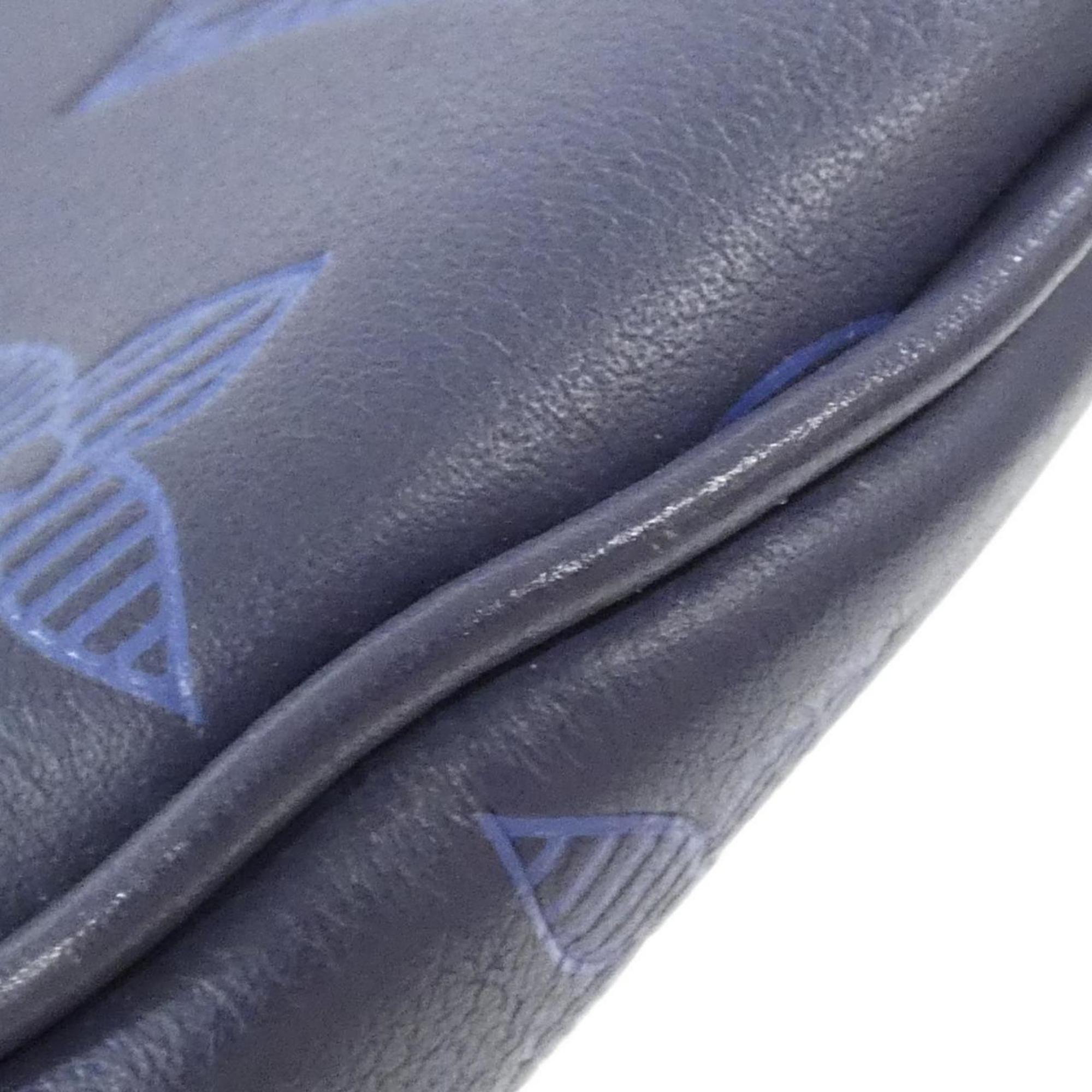 Louis Vuitton Black Navy Monogram Shadow Shoulder Bag (Pre-Owned)