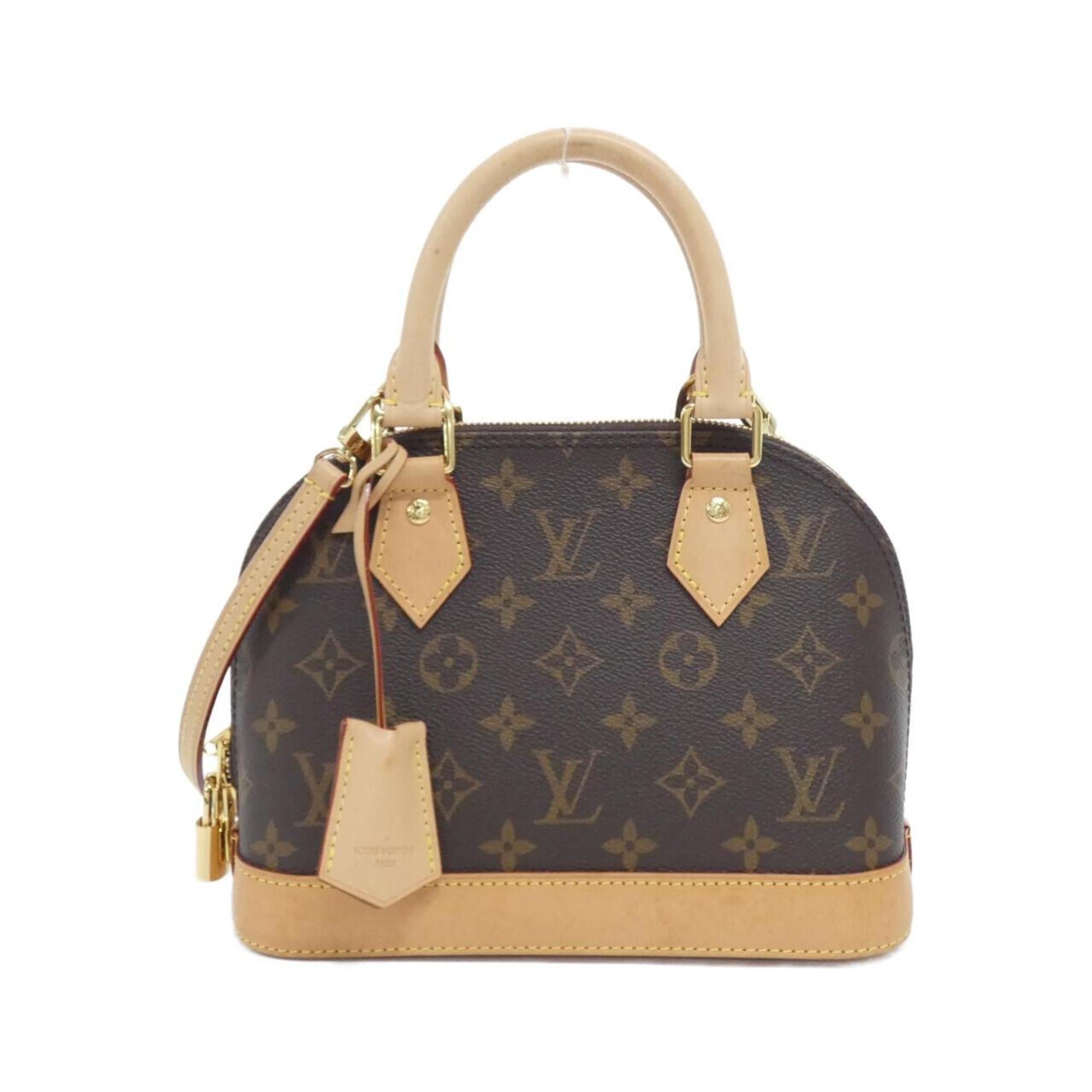 Louis Vuitton Marron Coated Canvas Handbag (Pre-Owned)