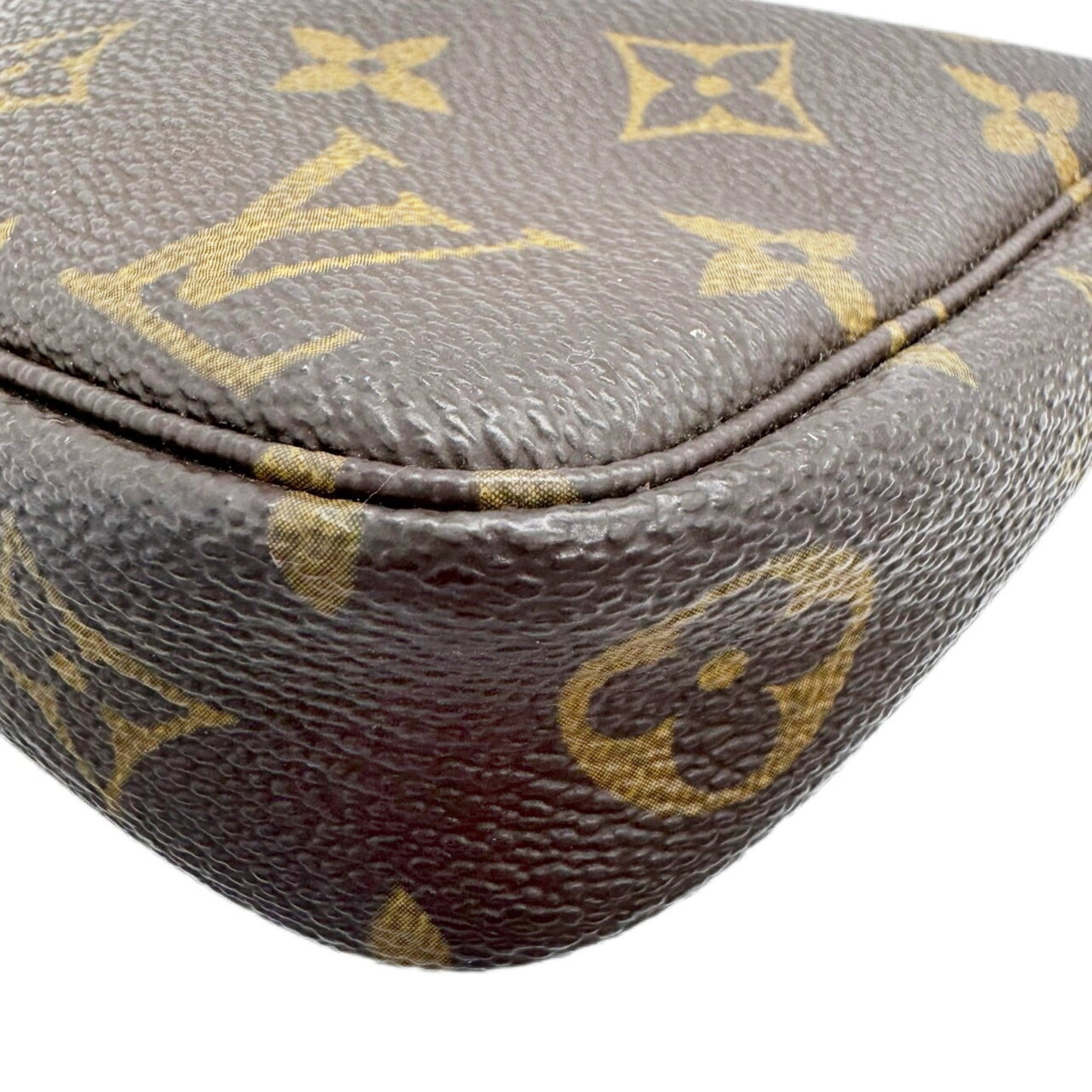 Louis Vuitton Brown Monogram Pochette Pouch (Pre-Owned)