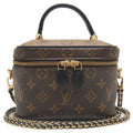 Louis Vuitton Brown Pvc Shoulder Bag Vanity Bag (Pre-Owned)