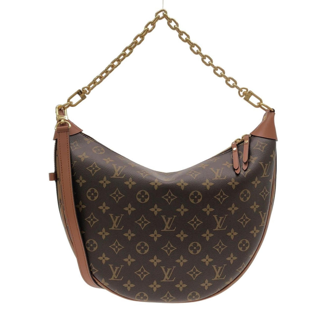 Louis Vuitton Marron Coated Canvas Pouch Shoulder Bag (Pre-Owned)